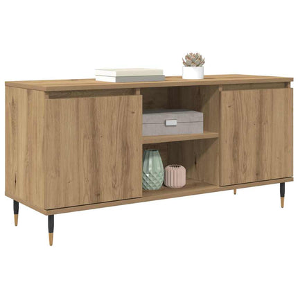 TV-skåp Artisan Ek 104 x 35 x 50 cm Konstruerat trä
