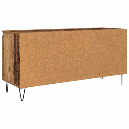 TV-skåp 104 x 35 x 50 cm Gammalt trä Konstruerat trä