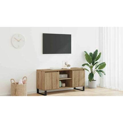 TV-skåp 104 x 35 x 50 cm Artisan Ek Konstruerat trä