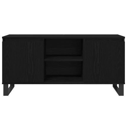 TV-skåp Svart Ek 104 x 35 x 50 cm Konstruerat trä
