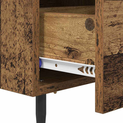 Nattduksbord Gammalt trä 40 x 35 x 47,5 cm Konstruerat trä