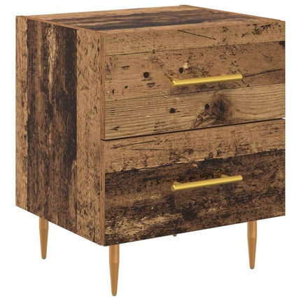 Nattduksbord Gammalt trä 40 x 35 x 47,5 cm Konstruerat trä