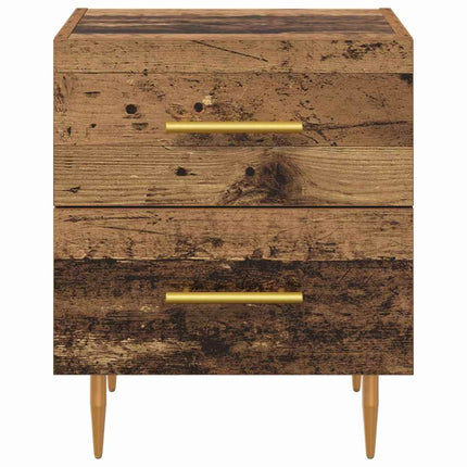 Nattduksbord Gammalt trä 40 x 35 x 47,5 cm Konstruerat trä