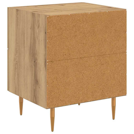 Nattduksbord 2 pcs Artisan Ek 40 x 35 x 47,5 cm Konstruerat trä