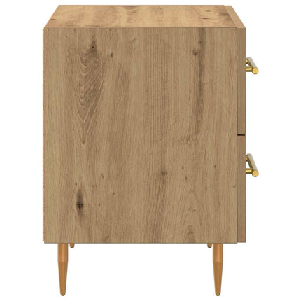 Nattduksbord 2 pcs Artisan Ek 40 x 35 x 47,5 cm Konstruerat trä