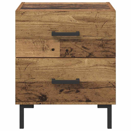 Nattduksbord Gammalt trä 40 x 35 x 47,5 cm Konstruerat trä