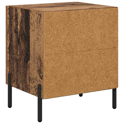 Nattduksbord Gammalt trä 40 x 35 x 47,5 cm Konstruerat trä