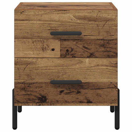 Nattduksbord Gammalt trä 40 x 35 x 47,5 cm Konstruerat trä