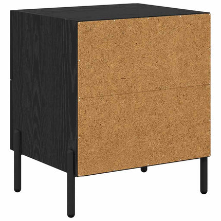 Nattduksbord Svart Ek 40 x 35 x 47,5 cm Konstruerat trä