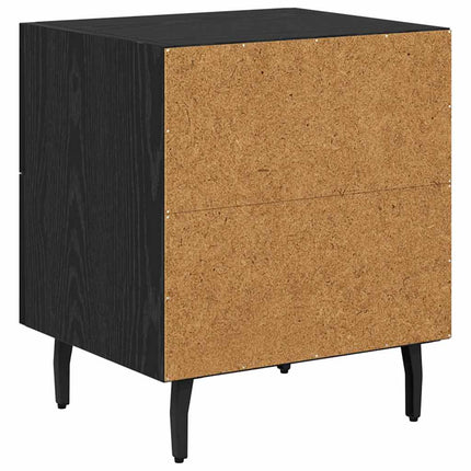 Nattduksbord Svart Ek 40 x 35 x 47,5 cm Konstruerat trä