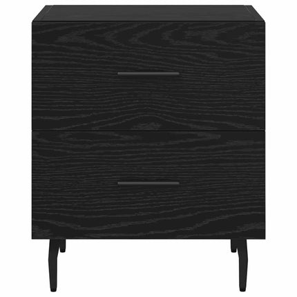 Nattduksbord Svart Ek 40 x 35 x 47,5 cm Konstruerat trä