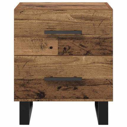 Nattduksbord Gammalt trä 40 x 35 x 47,5 cm Konstruerat trä