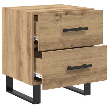 Nattduksbord 2 pcs Artisan Ek 40 x 35 x 47,5 cm Konstruerat trä