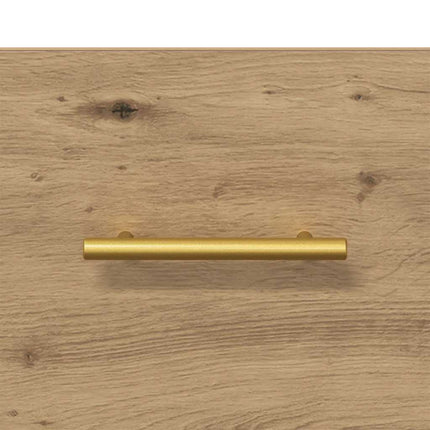 Sängbord med låda 2 pcs Brun 40 x 35 x 47,5 cm Konstruerat trä