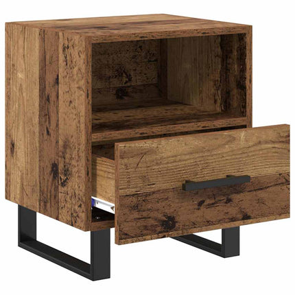 Nattduksbord Gammalt trä 40 x 35 x 47,5 cm Konstruerat trä