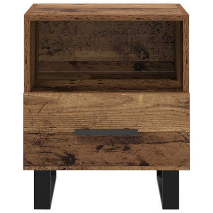Nattduksbord Gammalt trä 40 x 35 x 47,5 cm Konstruerat trä