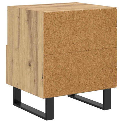 Nattduksbord 2 pcs Artisan Ek 40 x 35 x 47,5 cm Konstruerat trä