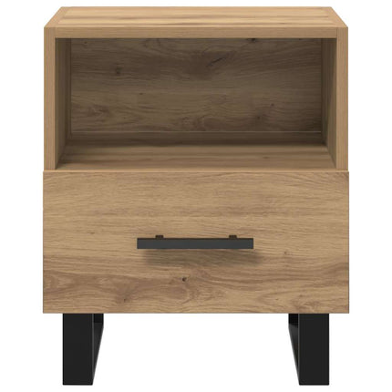 Nattduksbord 2 pcs Artisan Ek 40 x 35 x 47,5 cm Konstruerat trä
