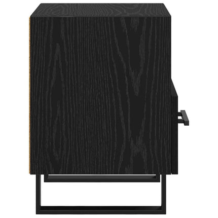 Nattduksbord Svart Ek 40 x 35 x 47,5 cm Konstruerat trä