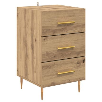 Nattduksbord Artisan Ek 40 x 40 x 66 cm Konstruerat trä