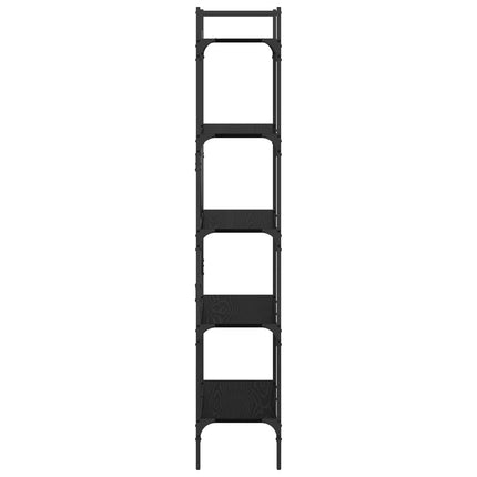 Bokhylla Svart Ek 56 x 32 x 174 cm Konstruerat trä
