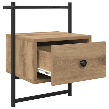 Nattduksbord 2 pcs Artisan Ek 35 x 30 x 51 cm Konstruerat trä