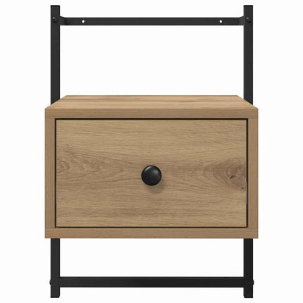 Nattduksbord 2 pcs Artisan Ek 35 x 30 x 51 cm Konstruerat trä