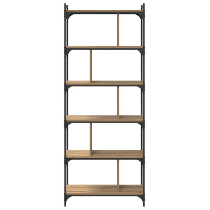 Bokhylla artisan ek 76 x 32 x 192 cm Konstruerat trä
