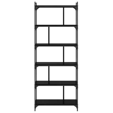 Bokhylla Svart ek 76 x 32 x 192 cm Konstruerat trä