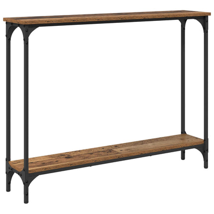 Konsolbord Gammalt trä 100 x 22,5 x 75 cm Konstruerat trä