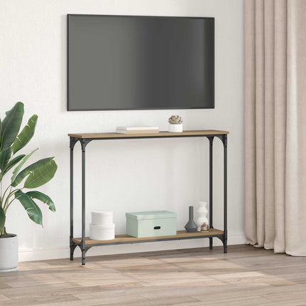 Konsolbord Artisan Ek 100 x 22,5 x 75 cm Konstruerat trä