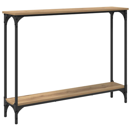 Konsolbord Artisan Ek 100 x 22,5 x 75 cm Konstruerat trä