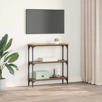 Konsolbord Gammalt trä 75 x 22,5 x 75 cm Konstruerat trä