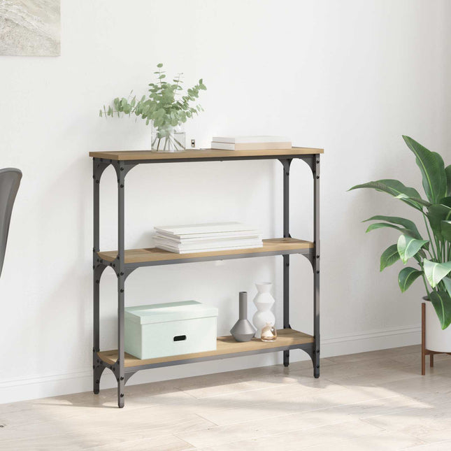 Konsolbord Artisan Ek 75 x 22,5 x 75 cm Konstruerat trä
