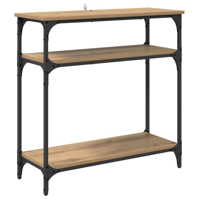 Konsolbord Artisan Ek 75 x 29 x 75 cm Konstruerat trä