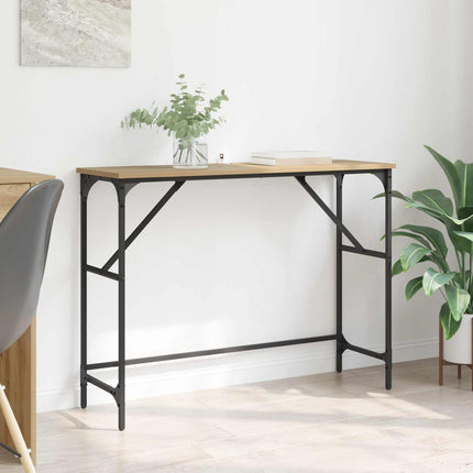 Konsolbord Artisan Ek 100 x 32 x 75 cm Konstruerat trä
