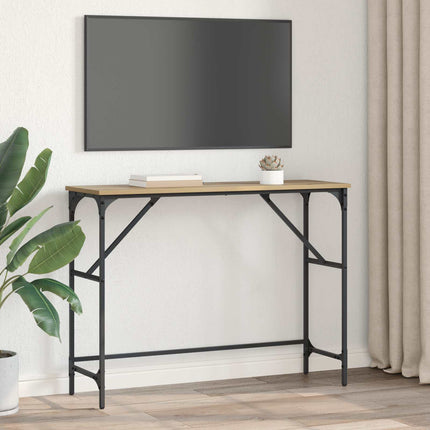 Konsolbord Artisan Ek 100 x 32 x 75 cm Konstruerat trä