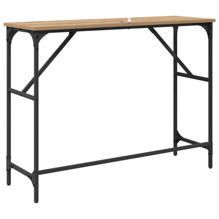 Konsolbord Artisan Ek 100 x 32 x 75 cm Konstruerat trä