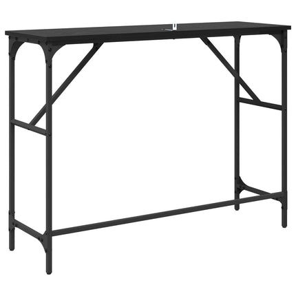 Konsolbord Svart Ek 100 x 32 x 75 cm Konstruerat trä