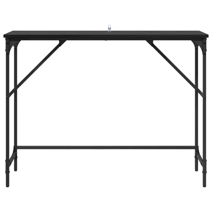 Konsolbord Svart Ek 100 x 32 x 75 cm Konstruerat trä