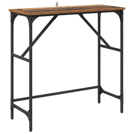 Konsolbord Gammalt trä 75 x 32 x 75 cm Konstruerat trä