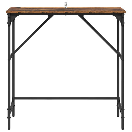 Konsolbord Gammalt trä 75 x 32 x 75 cm Konstruerat trä