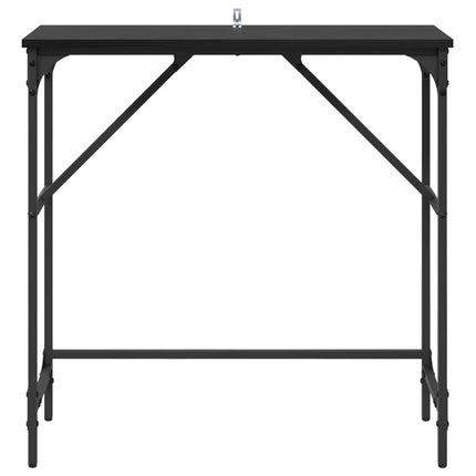 Konsolbord Svart Ek 75 x 32 x 75 cm Konstruerat trä
