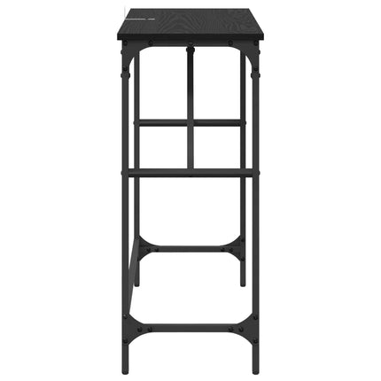 Konsolbord Svart Ek 75 x 32 x 75 cm Konstruerat trä