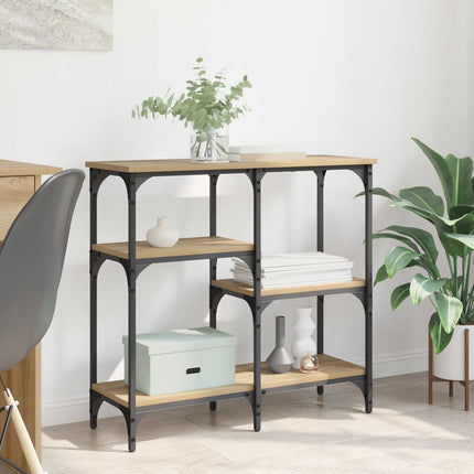 Konsolbord med hylla Artisan Ek 80 x 29 x 75 cm Konstruerat trä
