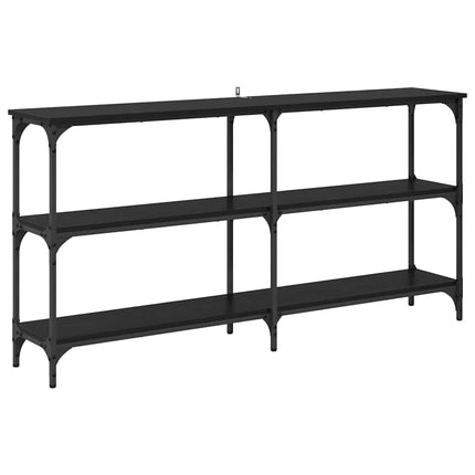 Konsolbord Svart Ek 150 x 29 x 75 cm