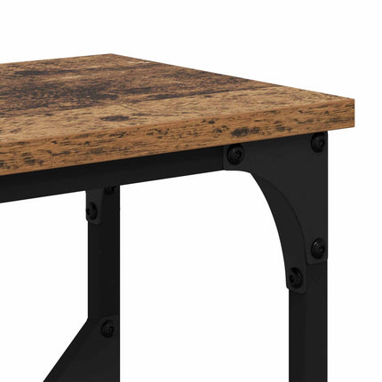 Konsolbord Gammalt trä 102 x 23 x 75 cm Konstruerat trä