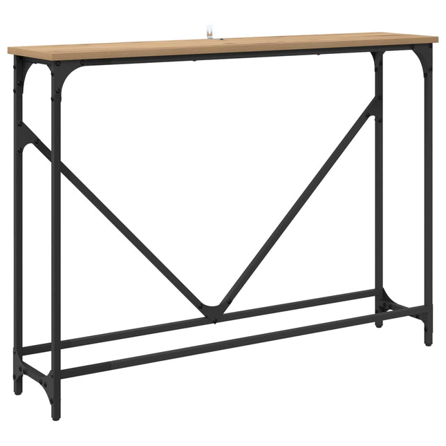 Konsolbord Artisan Ek 102 x 23 x 75 cm Konstruerat trä