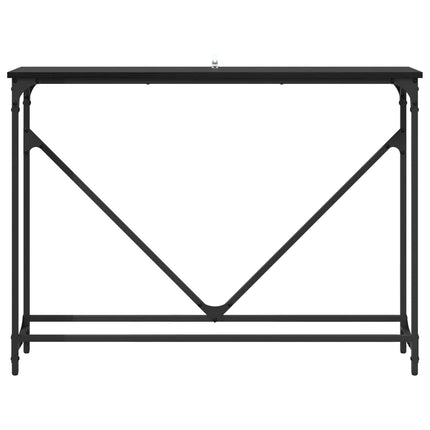 Konsolbord Svart Ek 102 x 23 x 75 cm Konstruerat trä