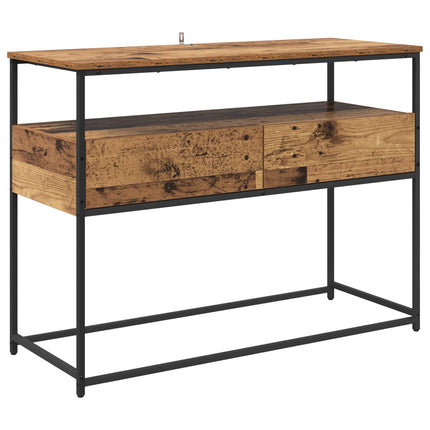Konsolbord Gammalt trä 100 x 40 x 75 cm Konstruerat trä
